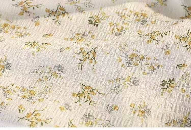 2024 Little yellow flower dress